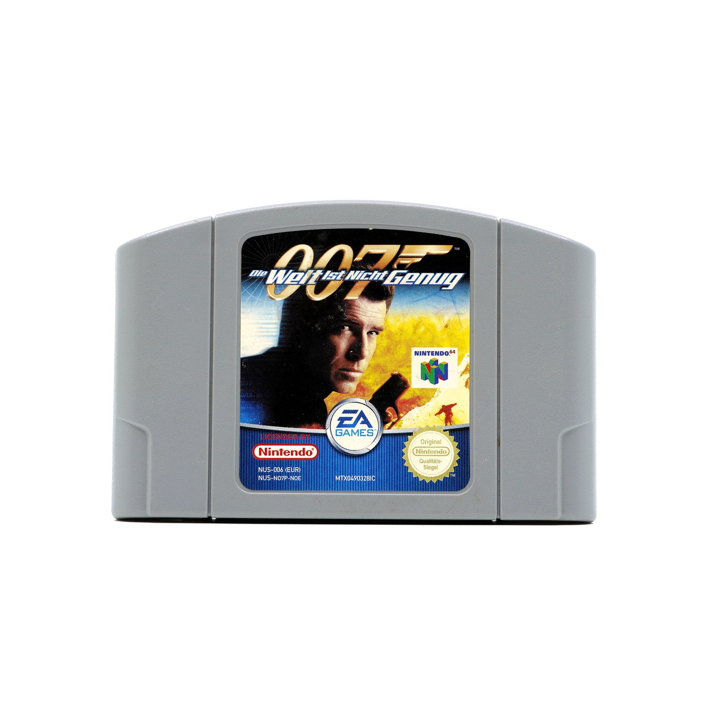 007: Die Welt ist Nicht Genug Spiel für Nintendo 64 - Vorderseite