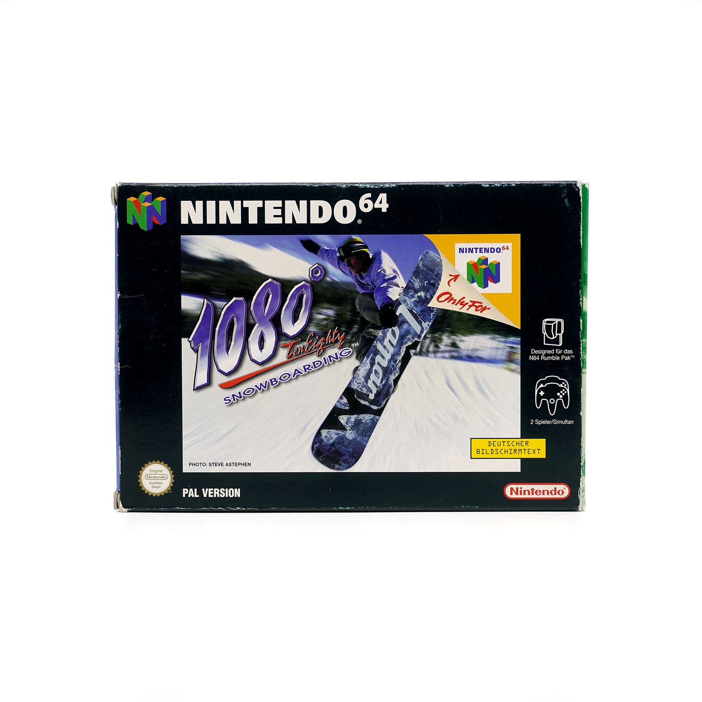 1080° Snowboarding Spiel für Nintendo 64 in Originalverpackung - Vorderseite