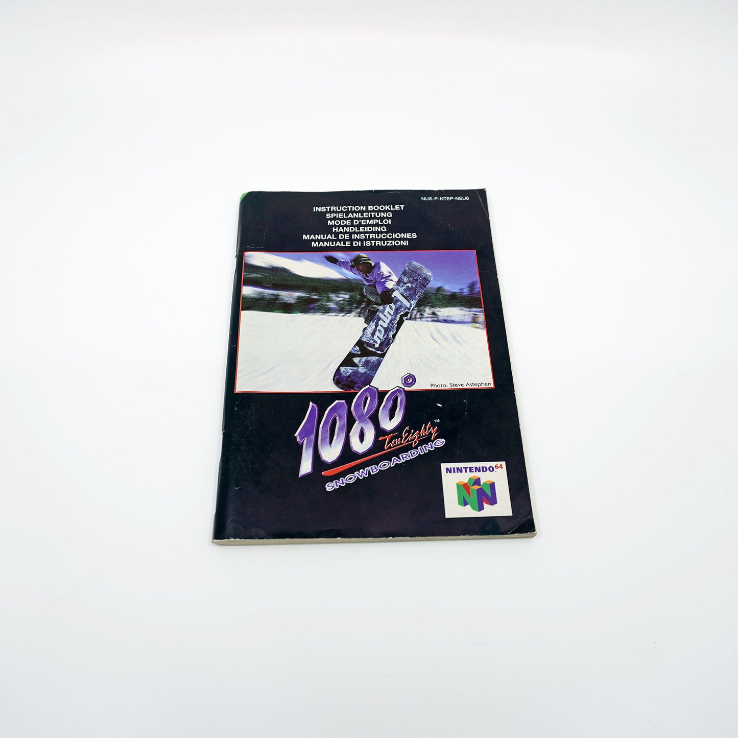 1080° Snowboarding Nintendo 64 Anleitung - Vorderseite