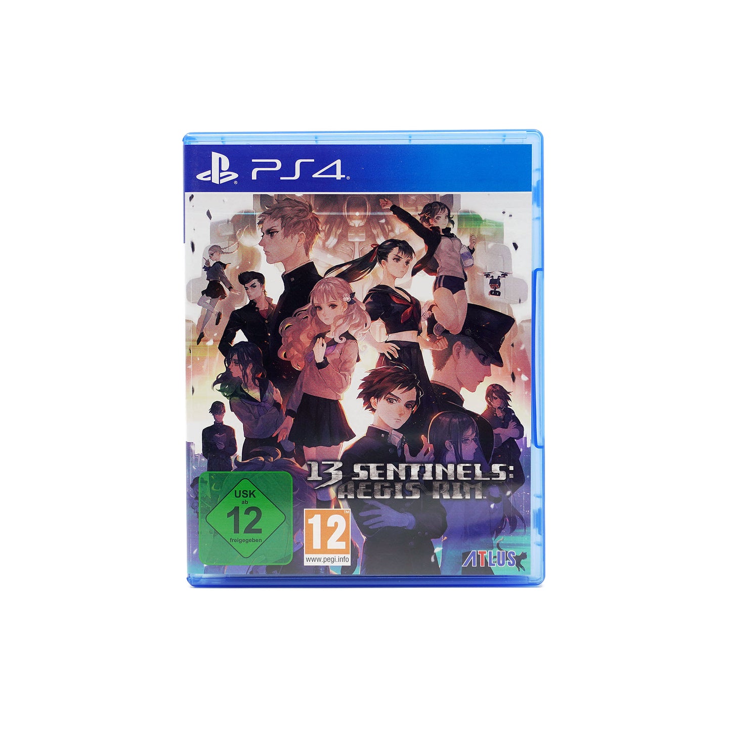 13 Sentinels: Aegis Rim Spiel für PlayStation 4 in gutem Zustand - Vorderseite