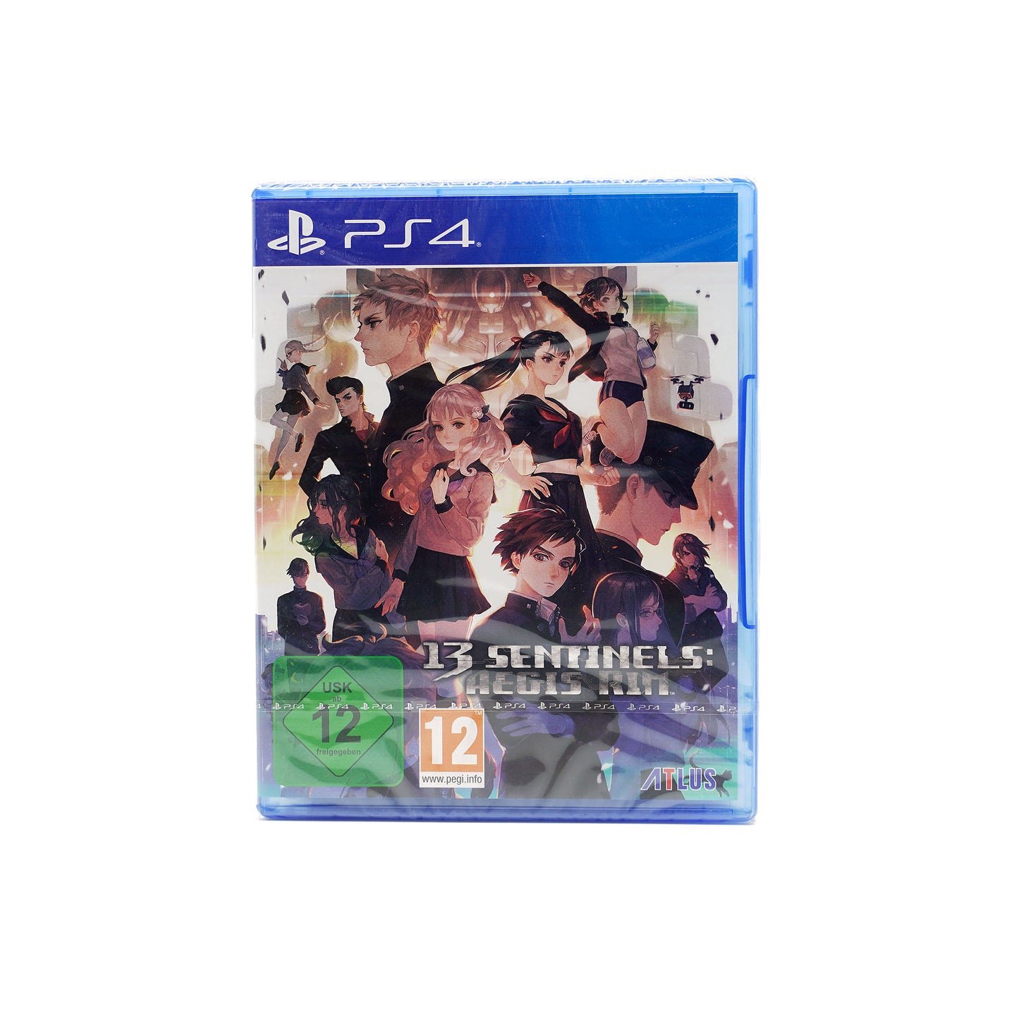 13 Sentinels: Aegis Rim Spiel für PlayStation 4 in versiegeltem Zustand - Vorderseite