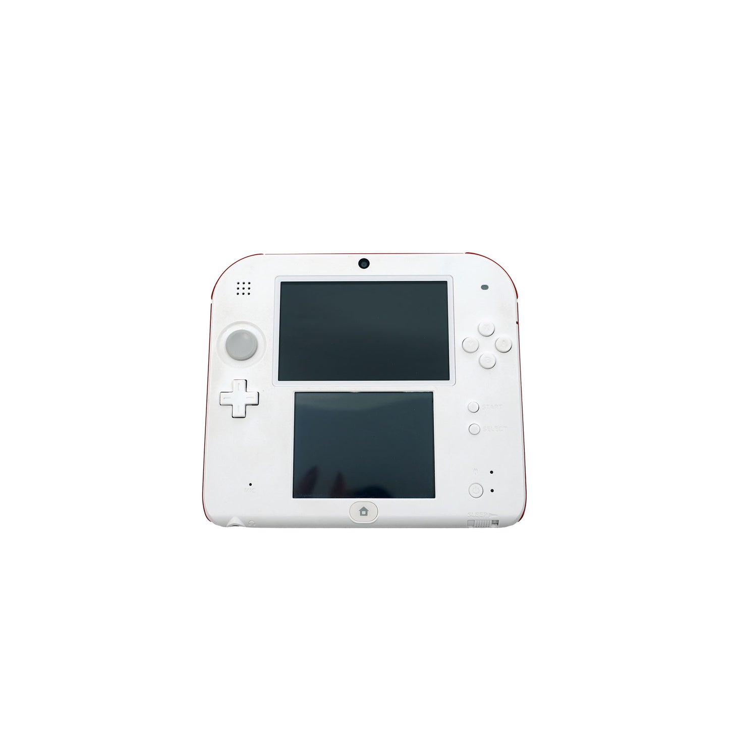 2DS Konsole weiss rot- Vorderseite