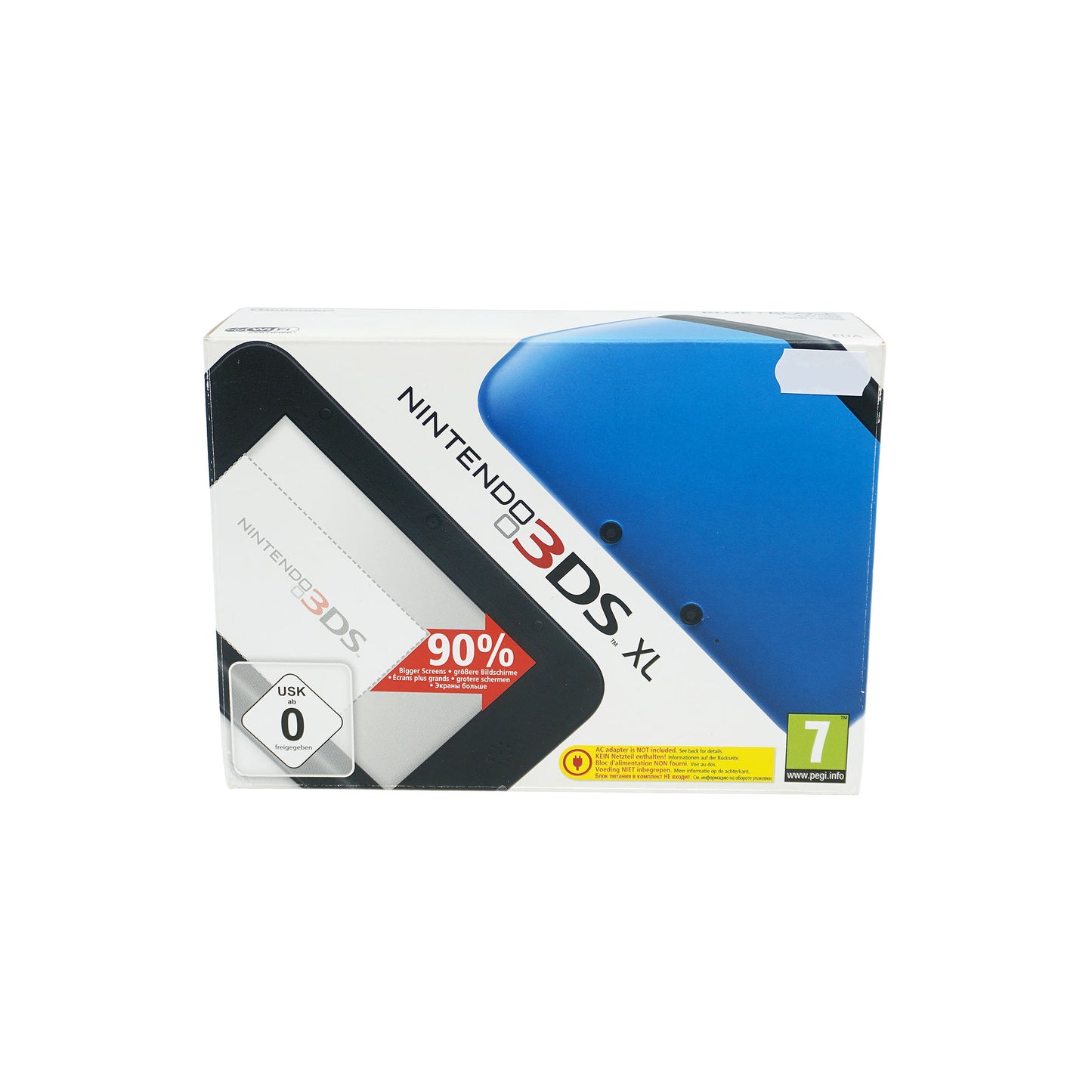 3DS XL Konsole in Originalverpackung - Vorderseite