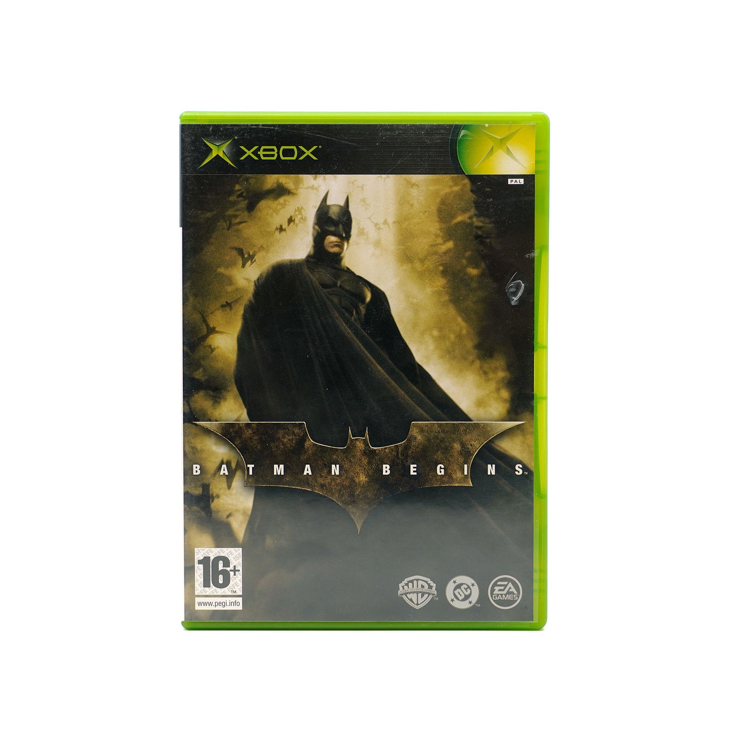 Batman Begins Spiel für Xbox in gutem Zustand - Vorderseite