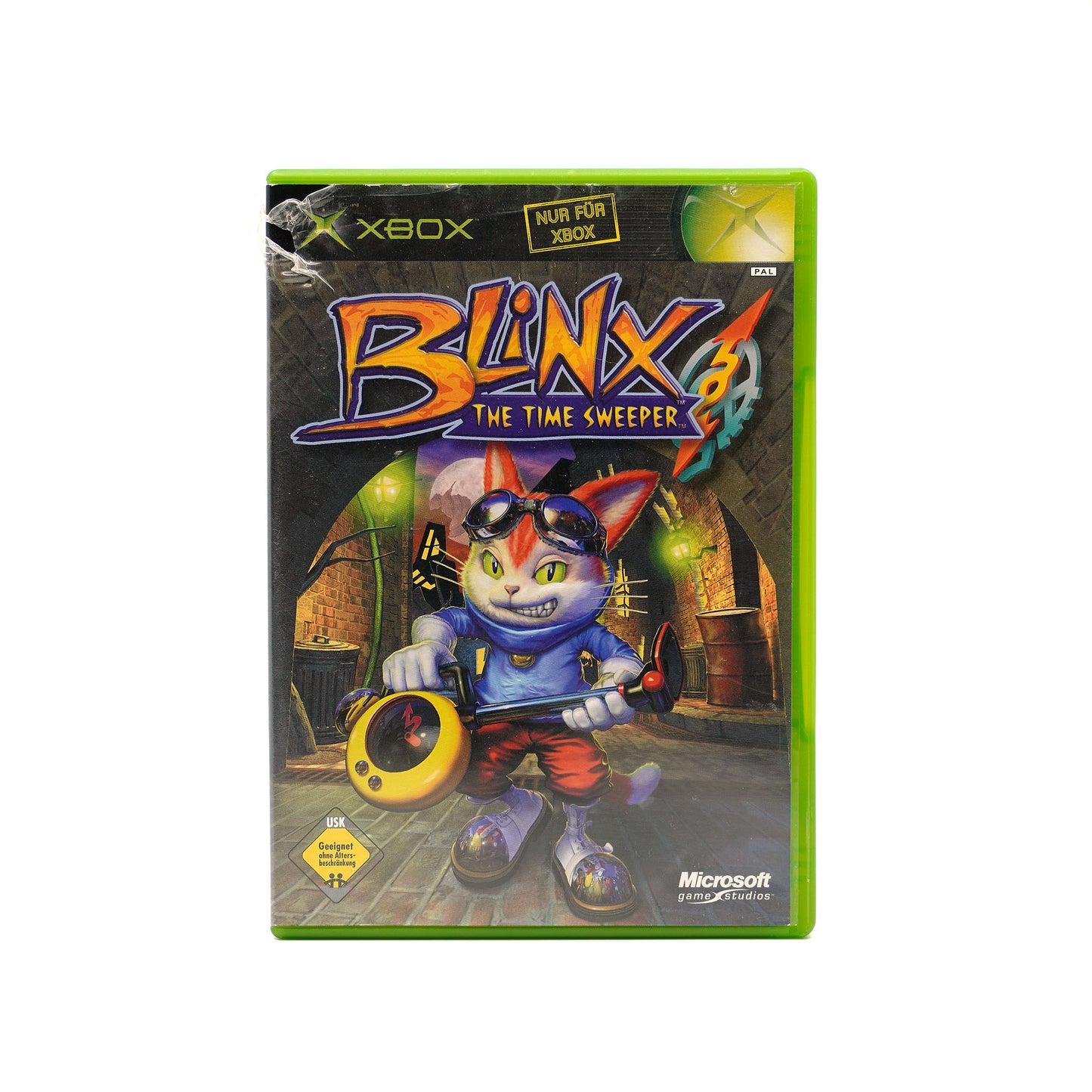 Blinx: The Time Sweeper Spiel für Xbox in gutem Zustand - Vorderseite