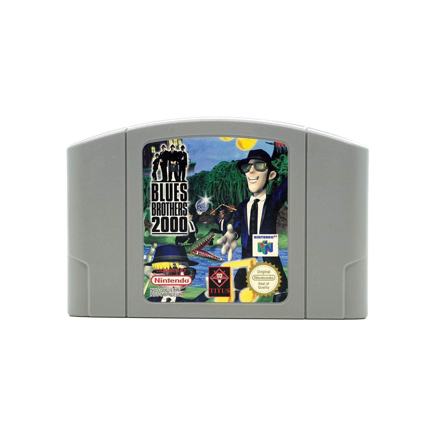 Blues Brothers 2000 Spiel für Nintendo 64 gut - Vorderseite