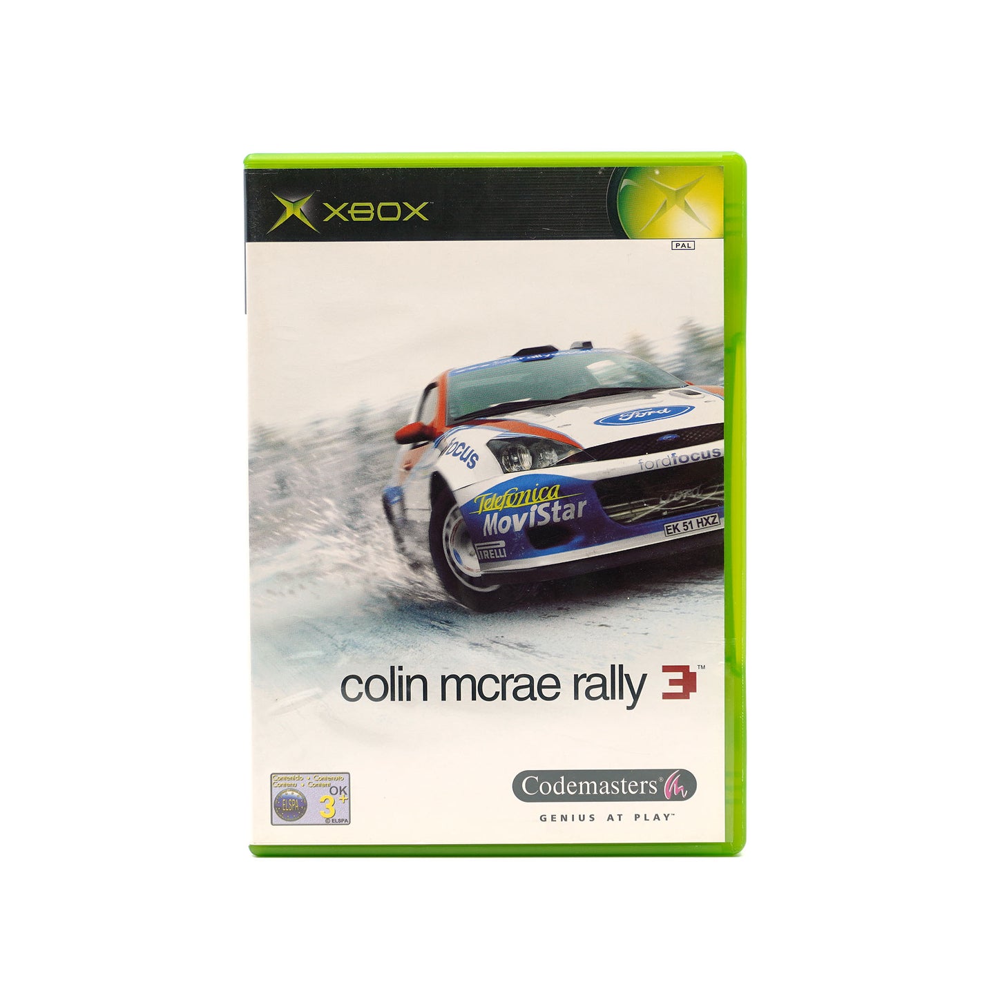 Colin McRae Rally 3 Spiel für Xbox in gutem Zustand - Vorderseite