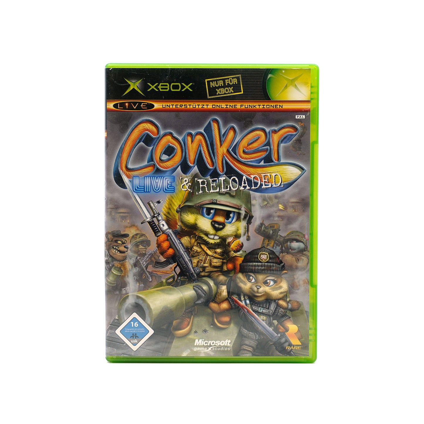 Conker: Live & Reloaded Spiel für Xbox in gutem Zustand - Vorderseite