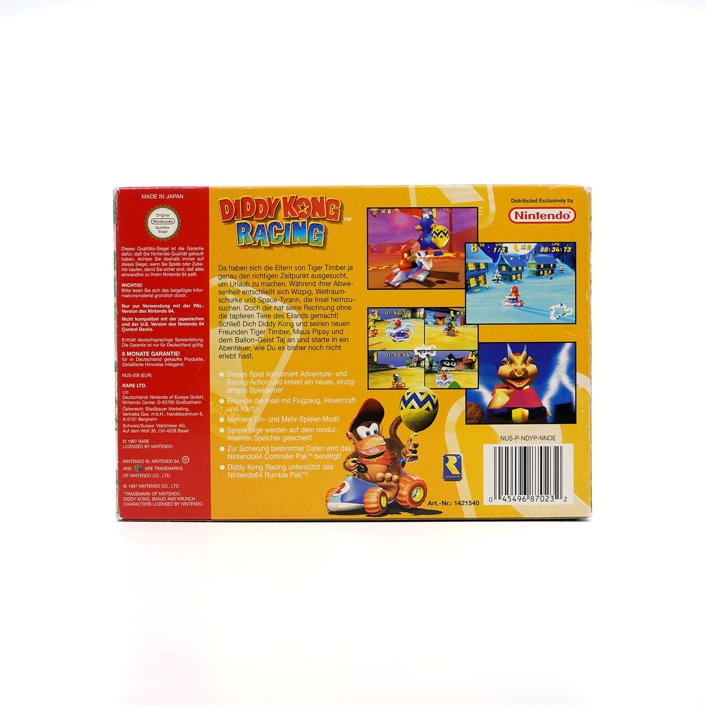 Diddy Kong Racing OVP