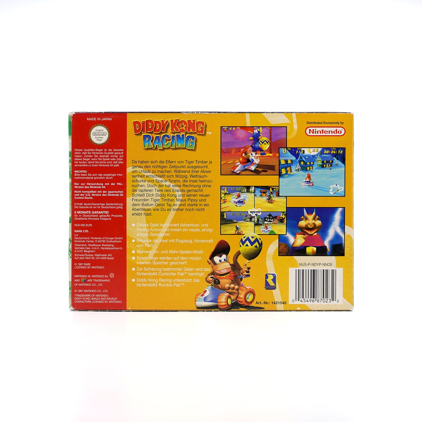 Diddy Kong Racing OVP