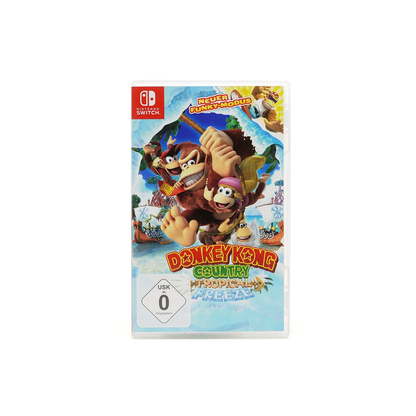 Donkey Kong Country Tropical Freeze für Nintendo Switch in Originalverpackung - Vorderseite