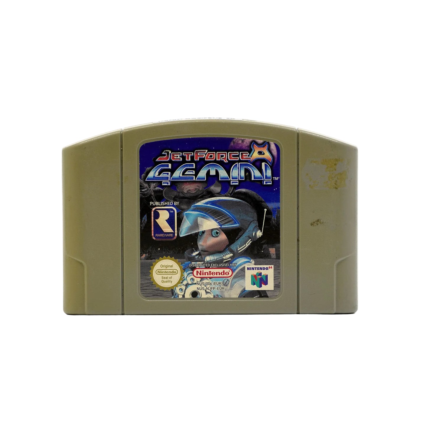 Jet Force Gemini Spiel für N64 - Produktfoto Modul stark gebraucht Vorderseite