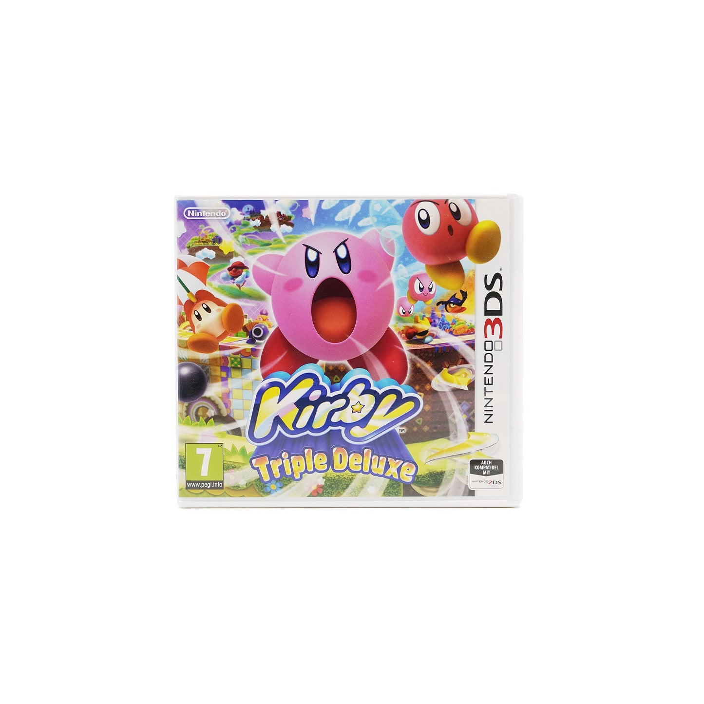 Kirby Triple Deluxe für Nintendo 3DS in Originalverpackung - Vorderseite