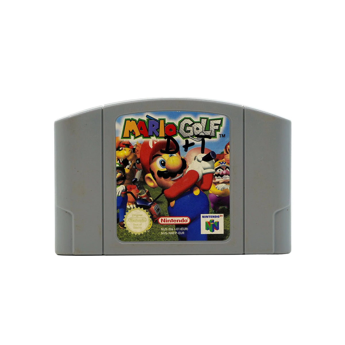 Mario Golf Modul für Nintendo 64 in gebrauchtem Zustand - Vorderseite