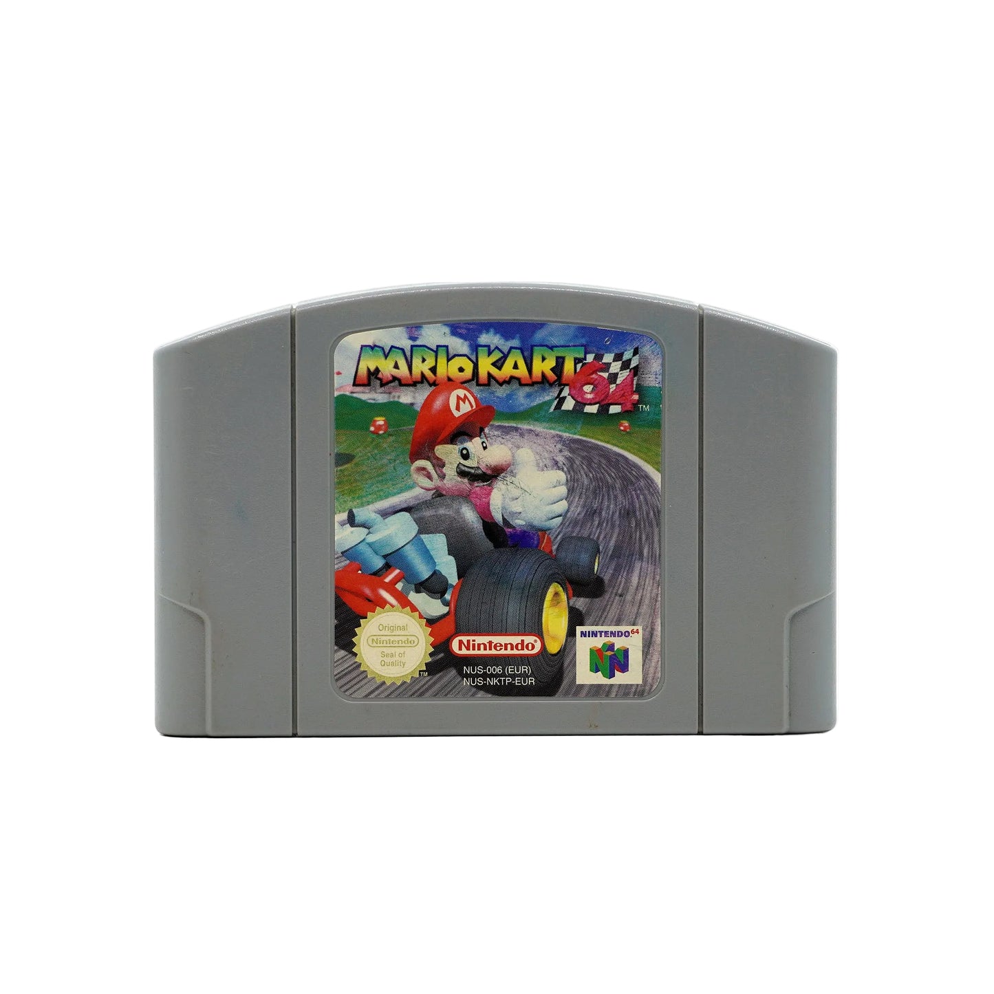 Mario Kart 64 Spiel für N64 in stark gebrauchtem Zustand - Produktfoto Modul