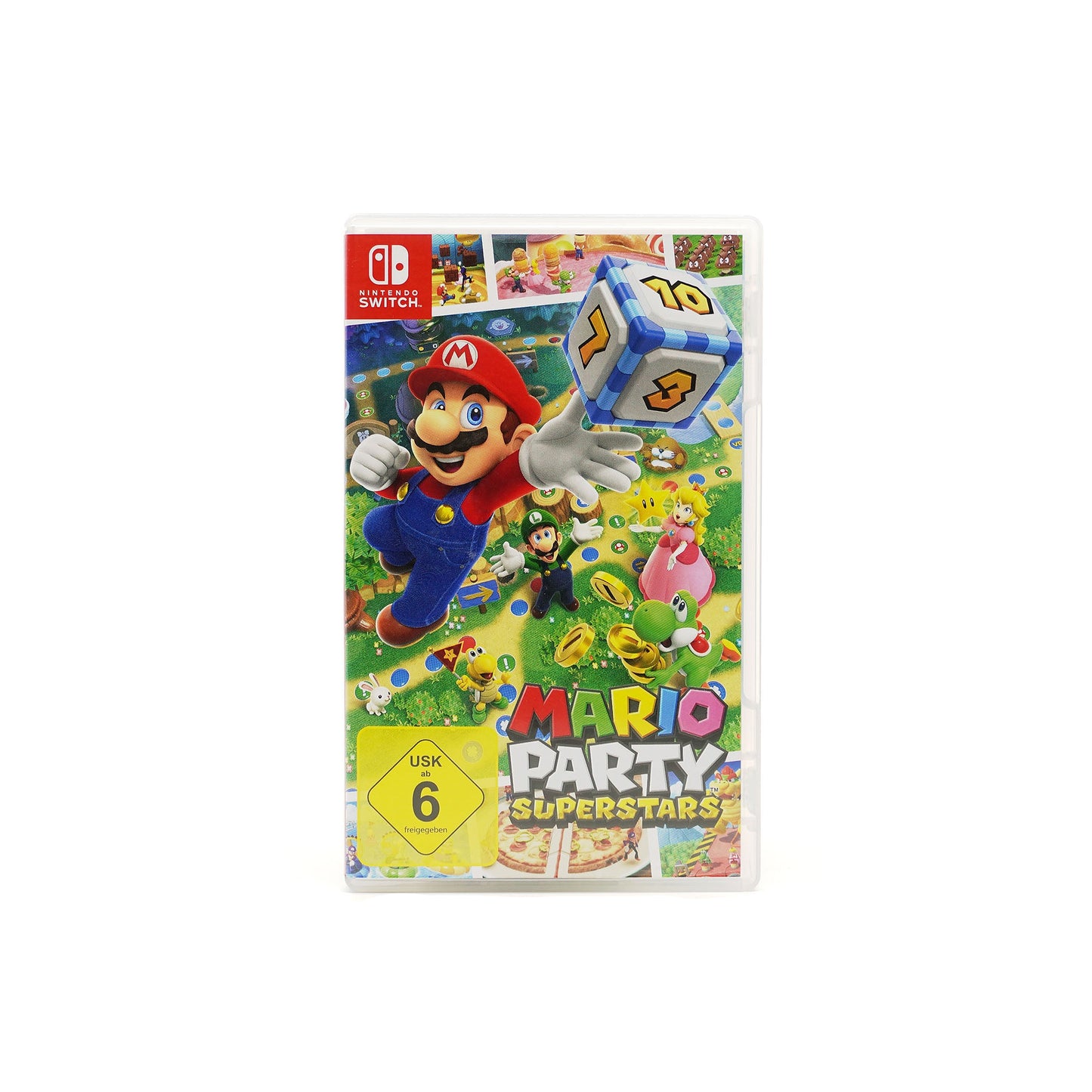 Mario Party Superstars für Nintendo Switch in Originalverpackung - Vorderseite
