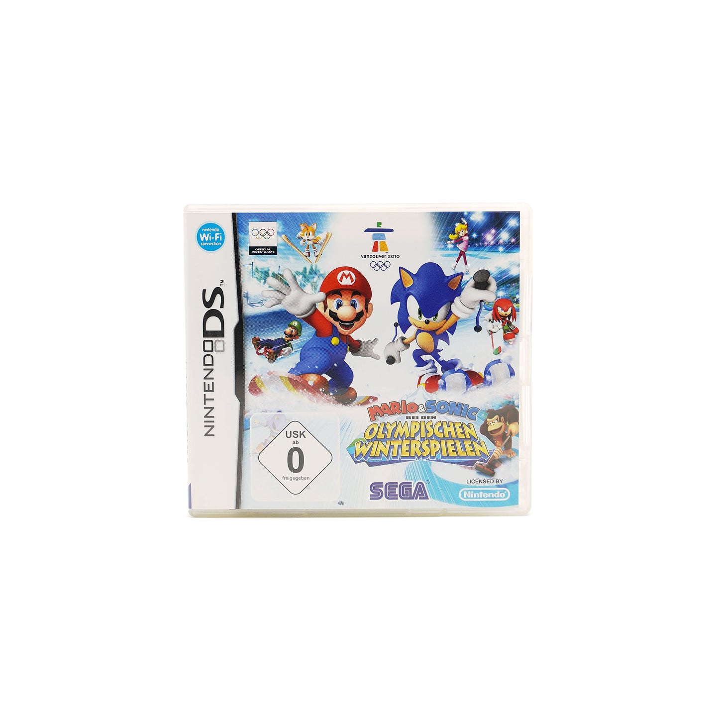 Mario & Sonic bei den Olympischen Winterspielen für Nintendo DS in Originalverpackung - Vorderseite