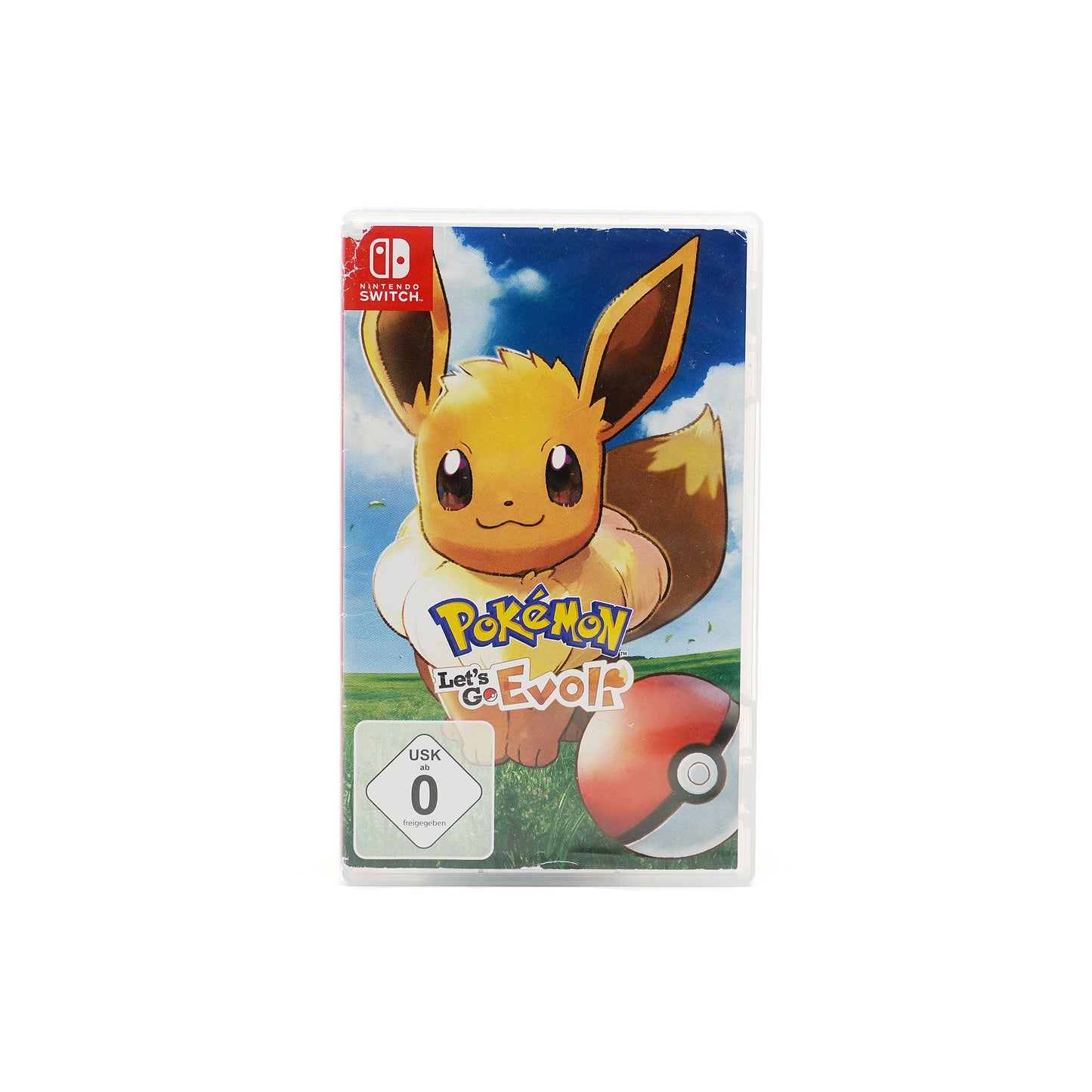 Pokémon: Let’s Go, Evoli! für Nintendo Switch in gebrauchtem Zustand in Originalverpackung - Vorderseite
