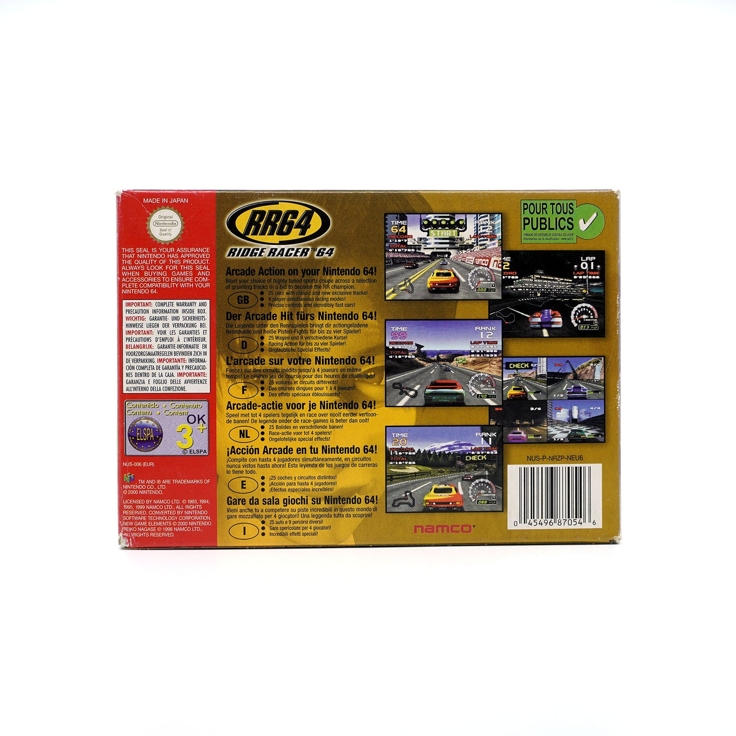 Ridge Racer 64 OVP