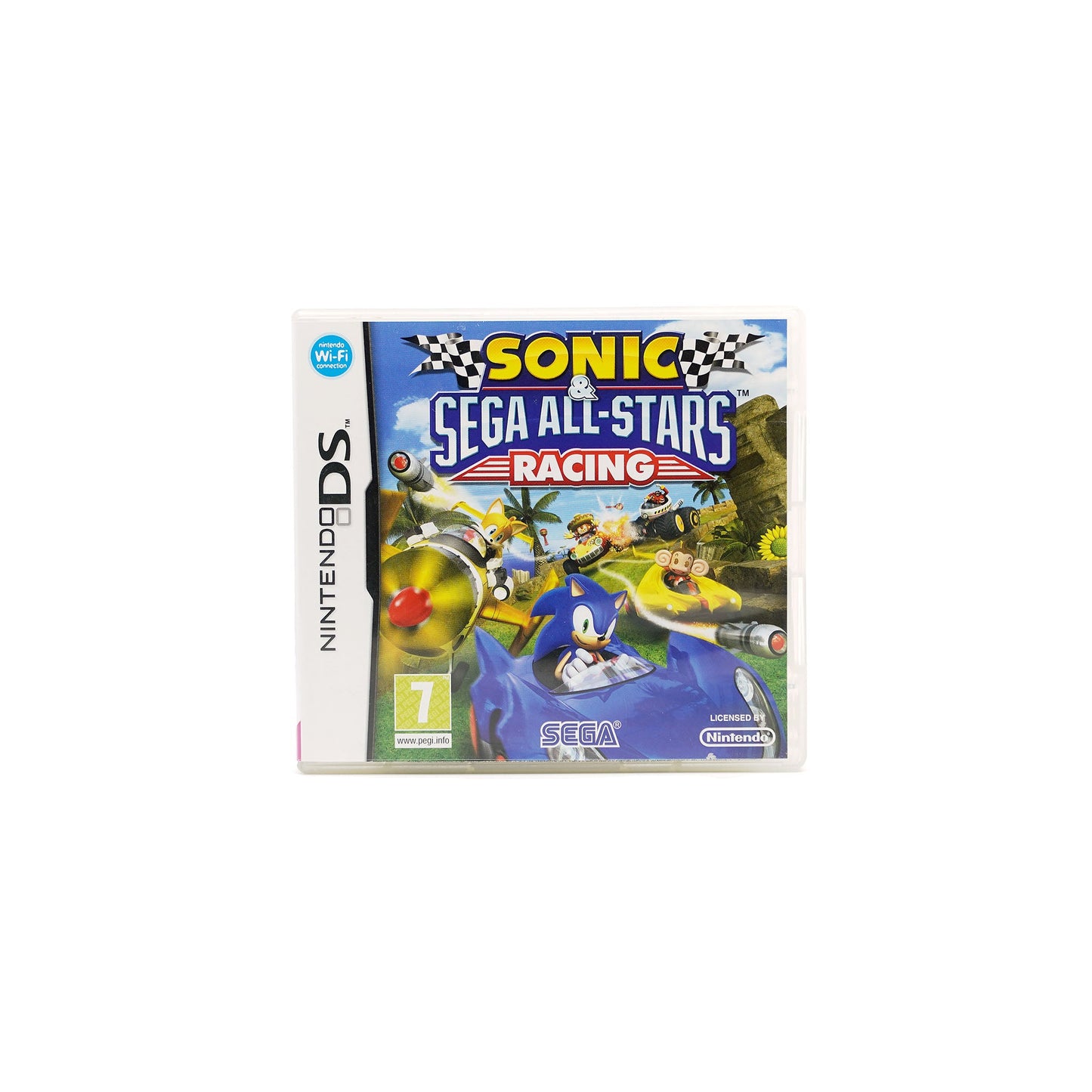Sonic & Sega All-Stars Racing für Nintendo DS in Originalverpackung - Vorderseite