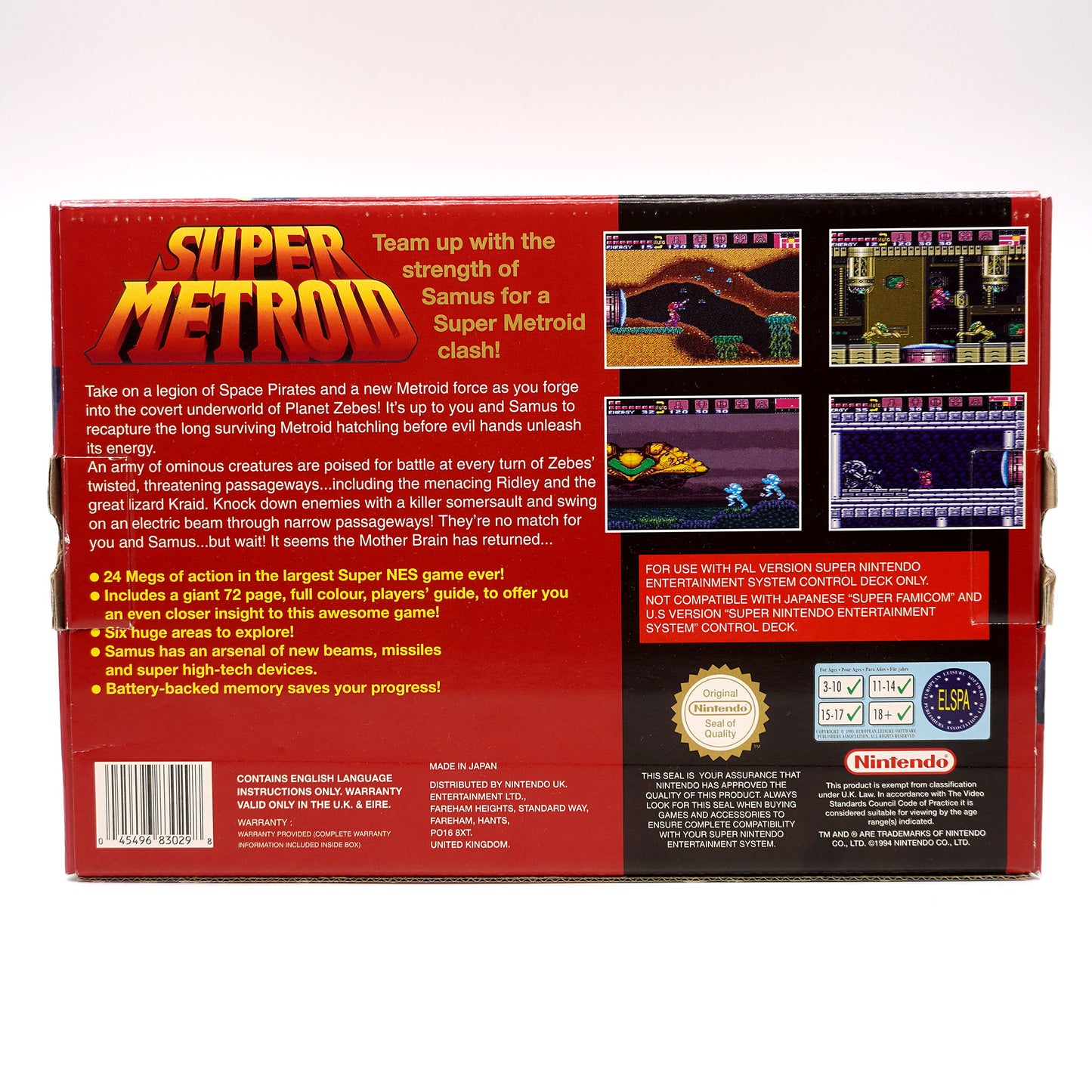 Super Metroid OVP Bigbox