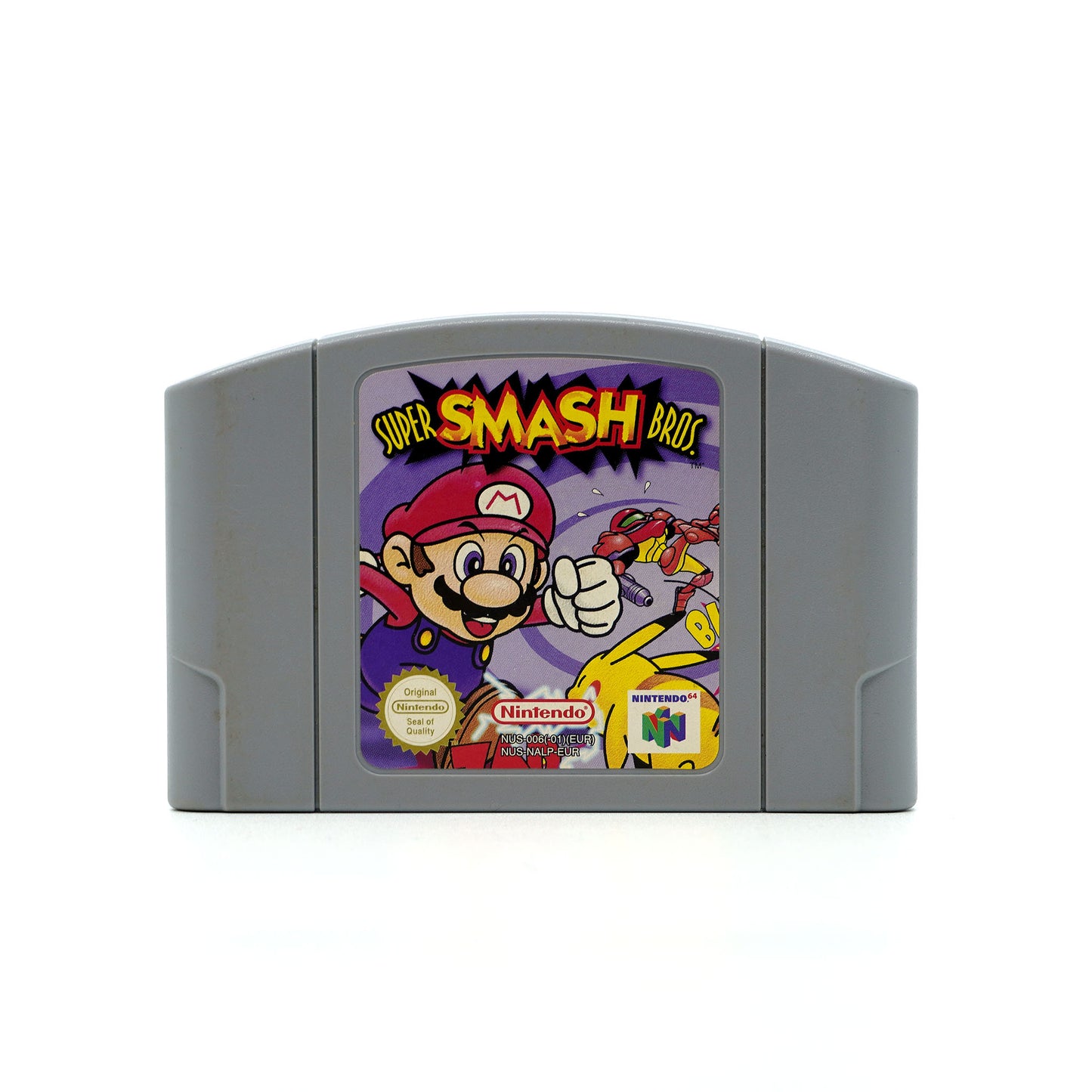 Super Smash Bros. Spiel für N64 in gutem Zustand - Produktfoto Modul Vorderseite