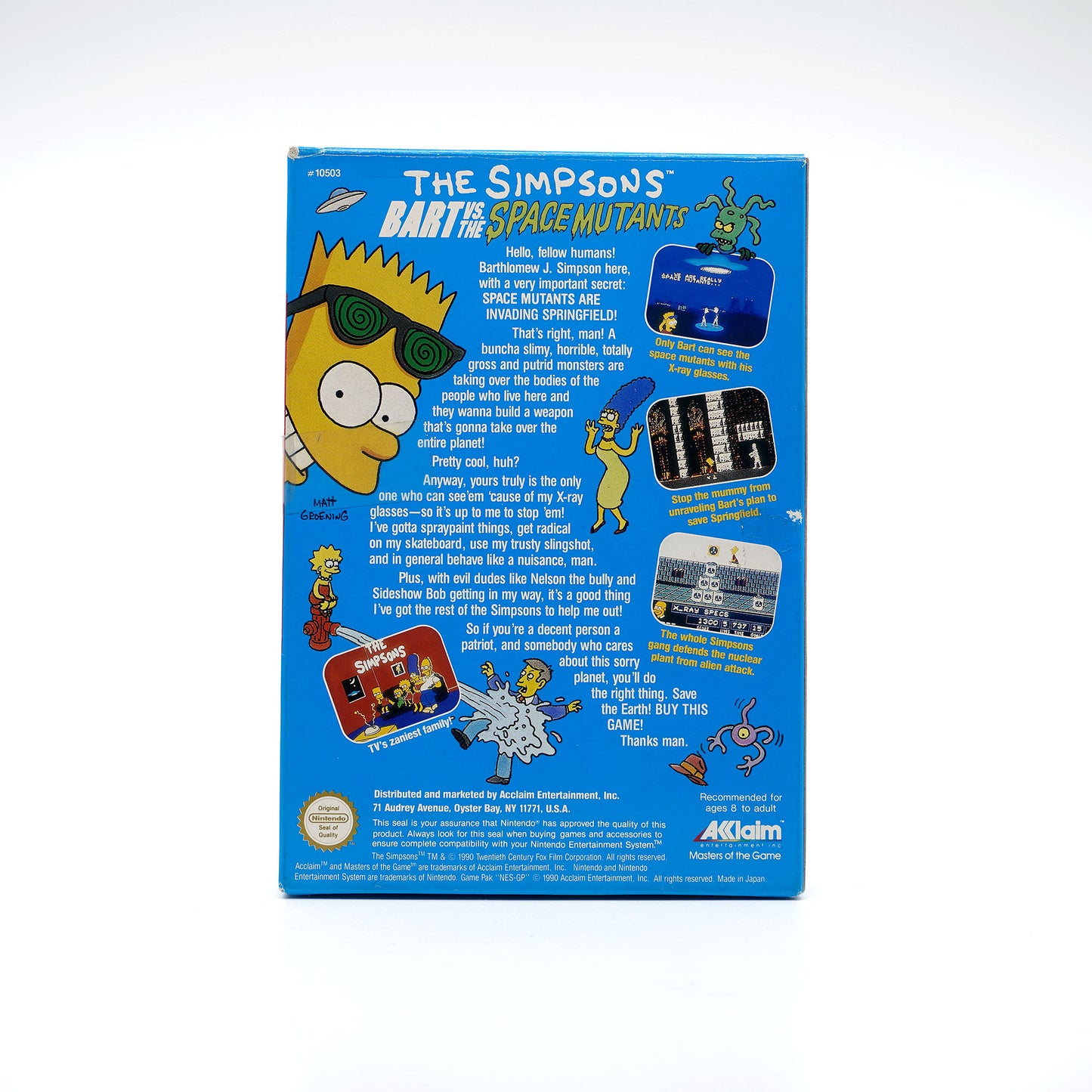 The Simpsons: Bart vs. the Space Mutants OVP