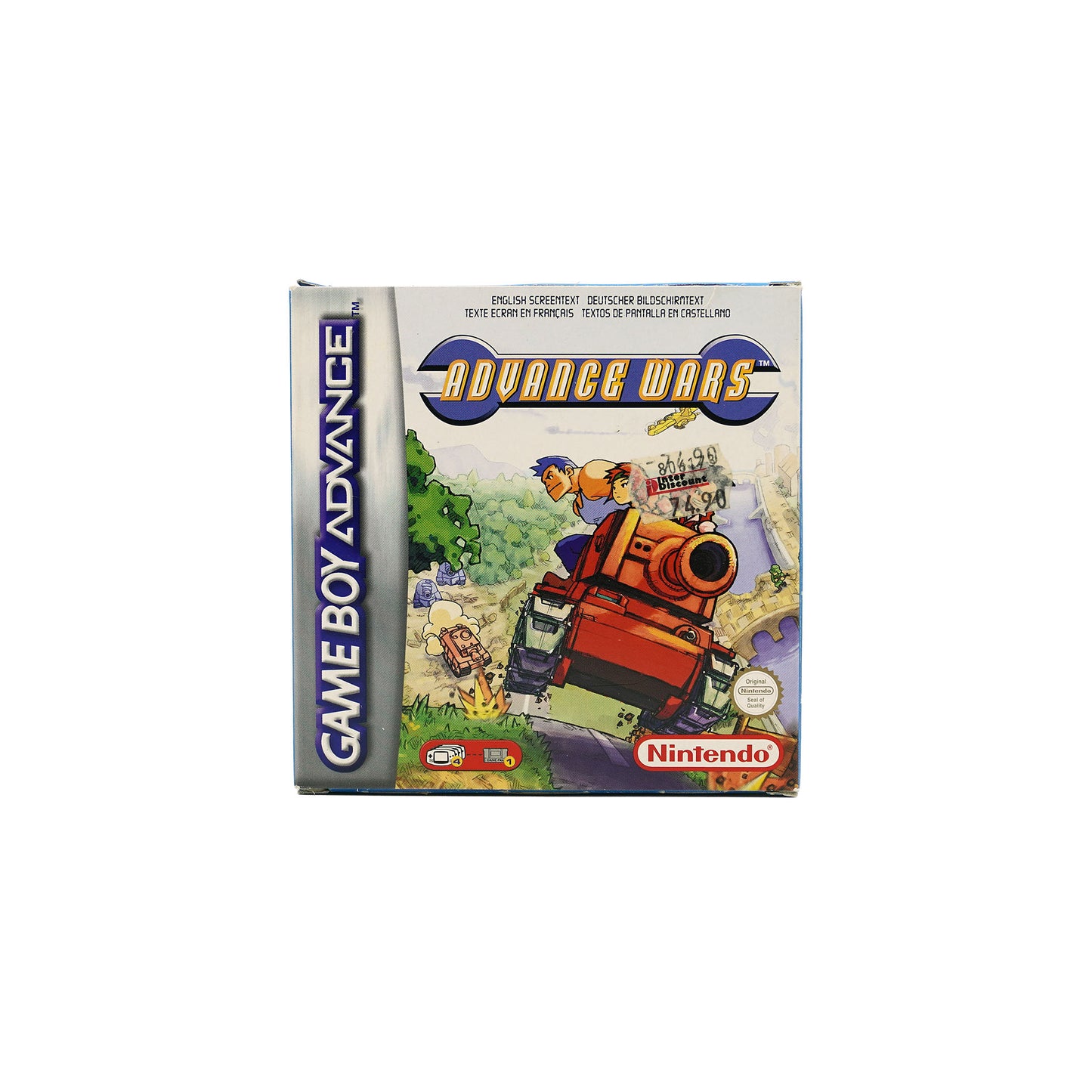 Advance Wars Spiel für Game Boy Advance in Originalverpackung - Vorderseite