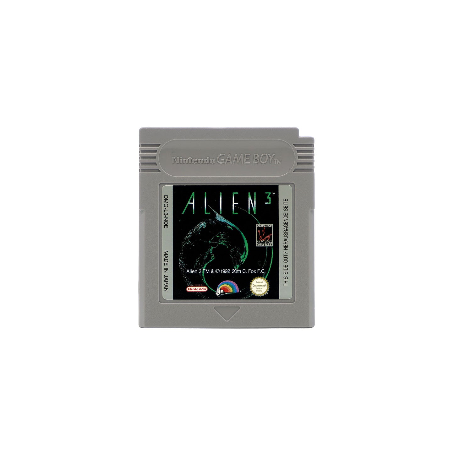 Alien 3 Spiel für Game Boy - Vorderseite