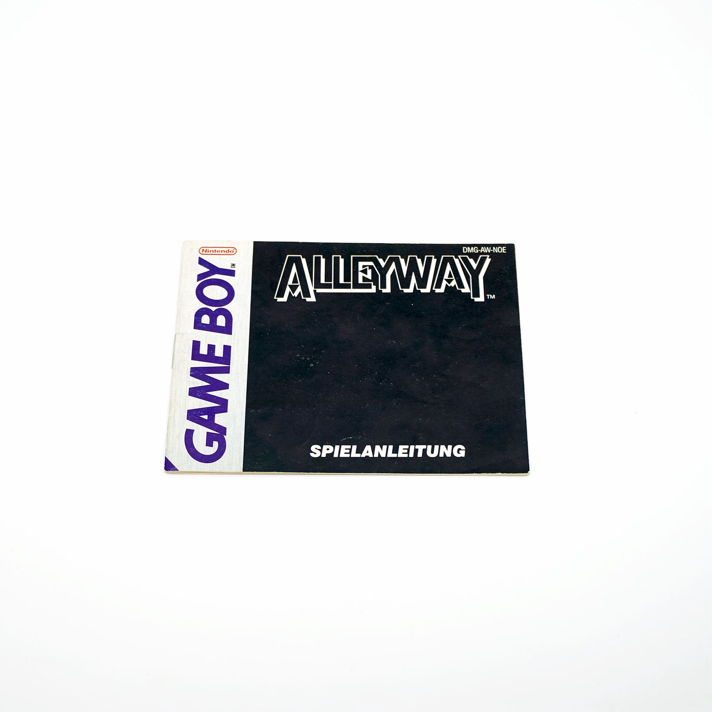 Alleyway Game Boy Anleitung - Vorderseite