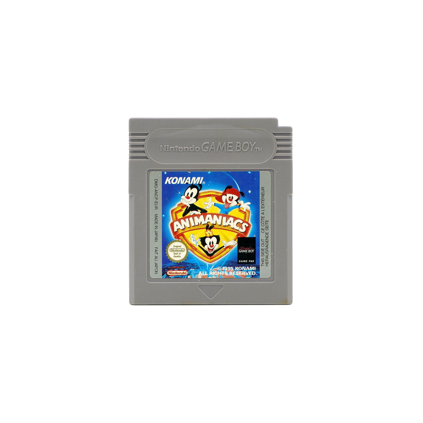 Animaniacs Spiel für Game Boy - Vorderseite