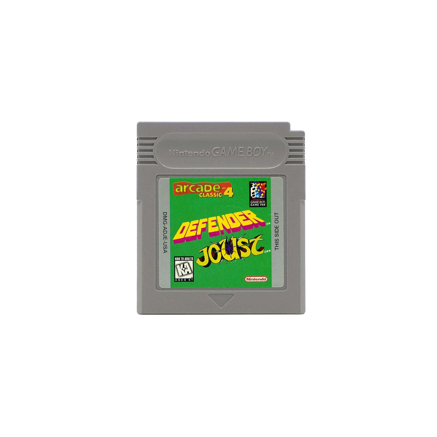 Arcade Classic No. 4: Defender / Joust Spiel für Game Boy - Vorderseite