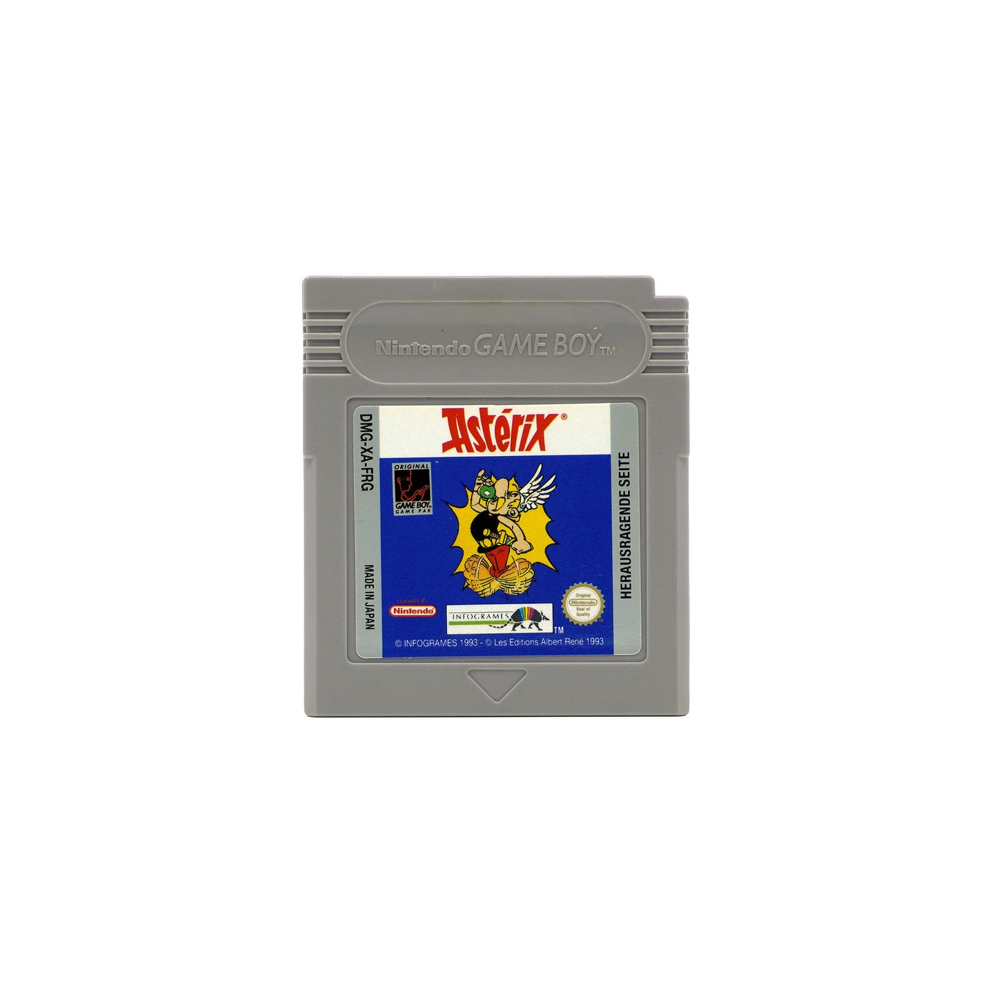 Astérix Spiel für Game Boy - Vorderseite