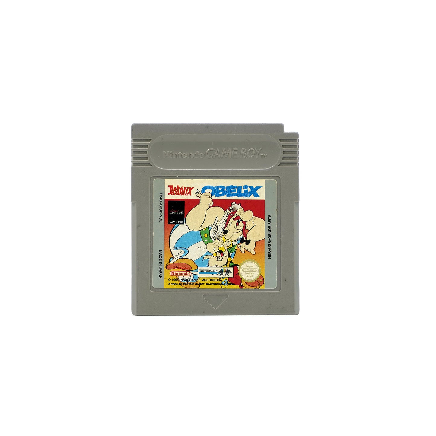 Astérix und Obélix Spiel für Game Boy - Vorderseite