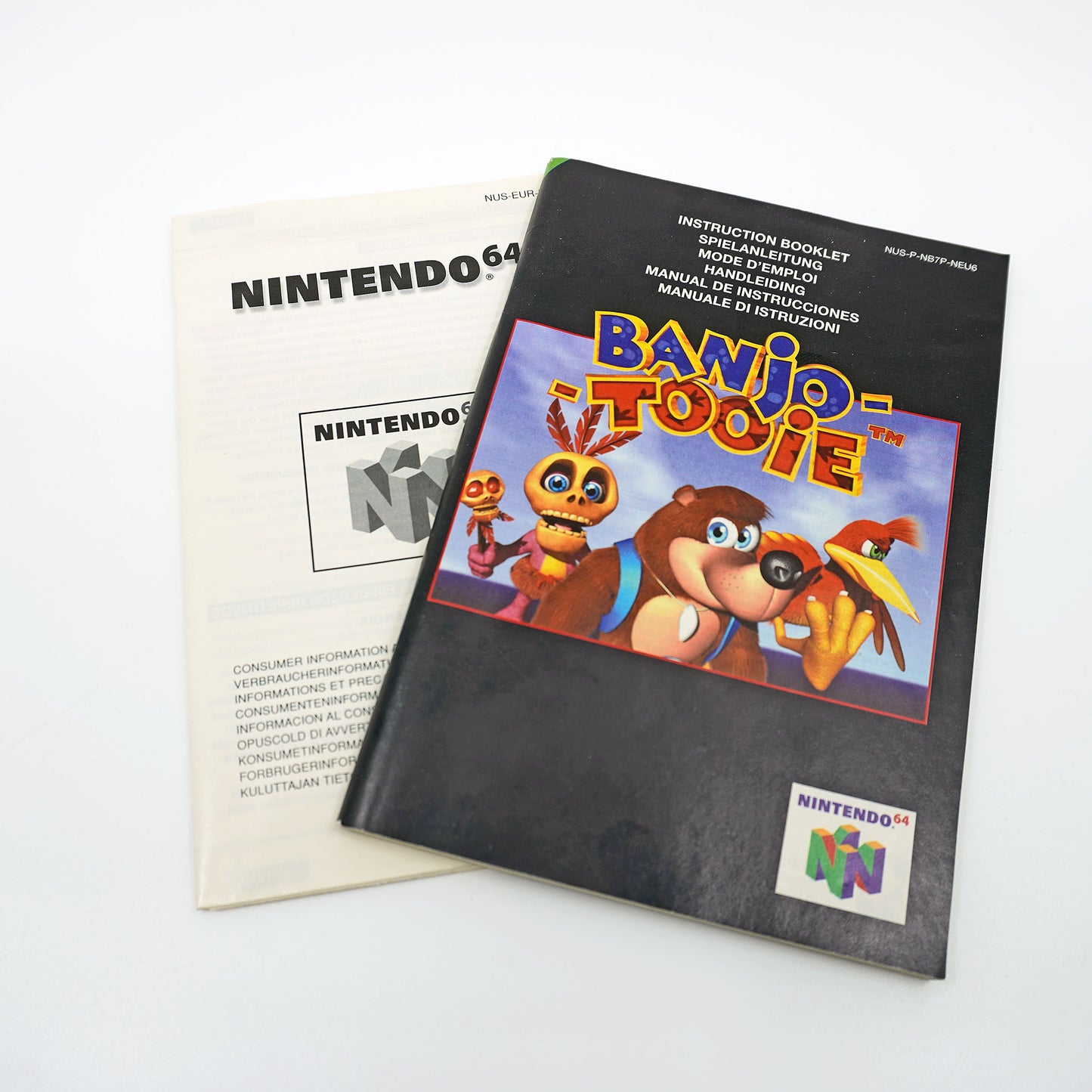Banjo-Tooie Nintendo 64 Anleitung - Vorderseite