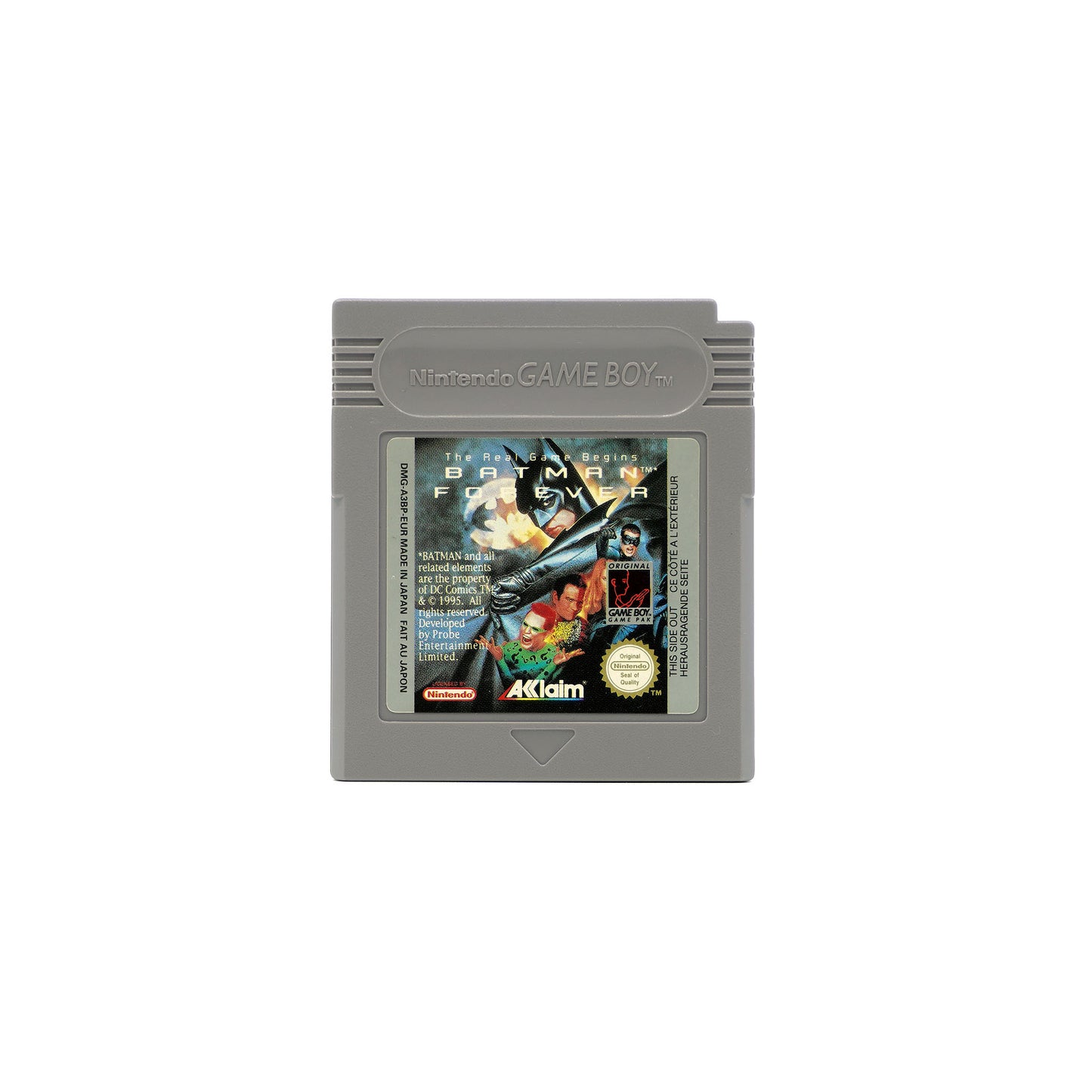 Batman Forever Spiel für Gameboy - Vorderseite