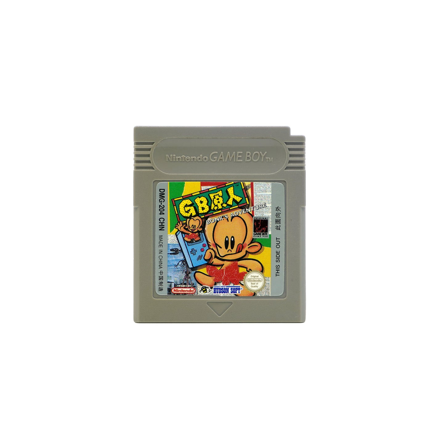Bonk's Adventure Spiel für Game Boy auf Chinesisch - Vorderseite