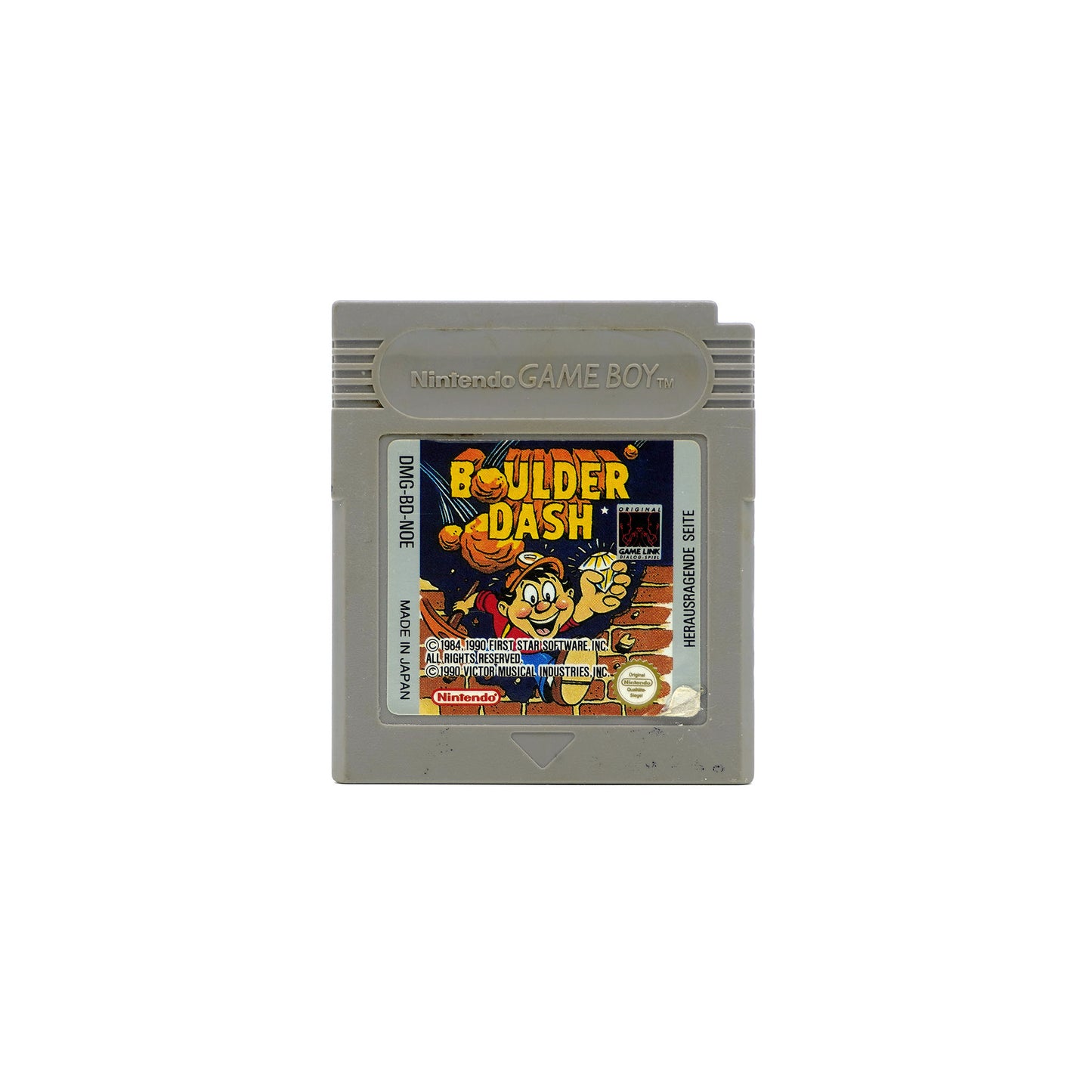 Boulder Dash Spiel für Game Boy - Vorderseite