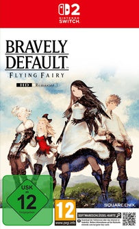 Bravely Default HD Remaster Spiel für Switch 2 - 2D Packshot Vorderseite