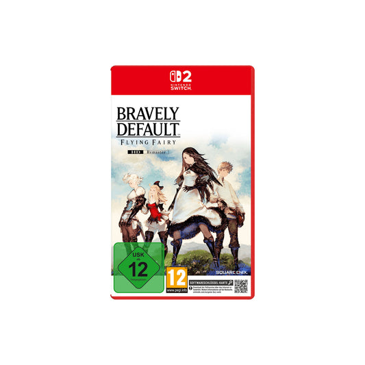 Bravely Default HD Remaster Spiel für Switch 2 - 2D Packshot Vorderseite