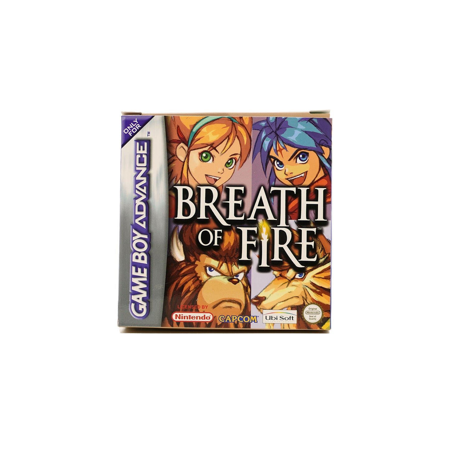 Breath of Fire Spiel für Game Boy Advance in Originalverpackung - Vorderseite