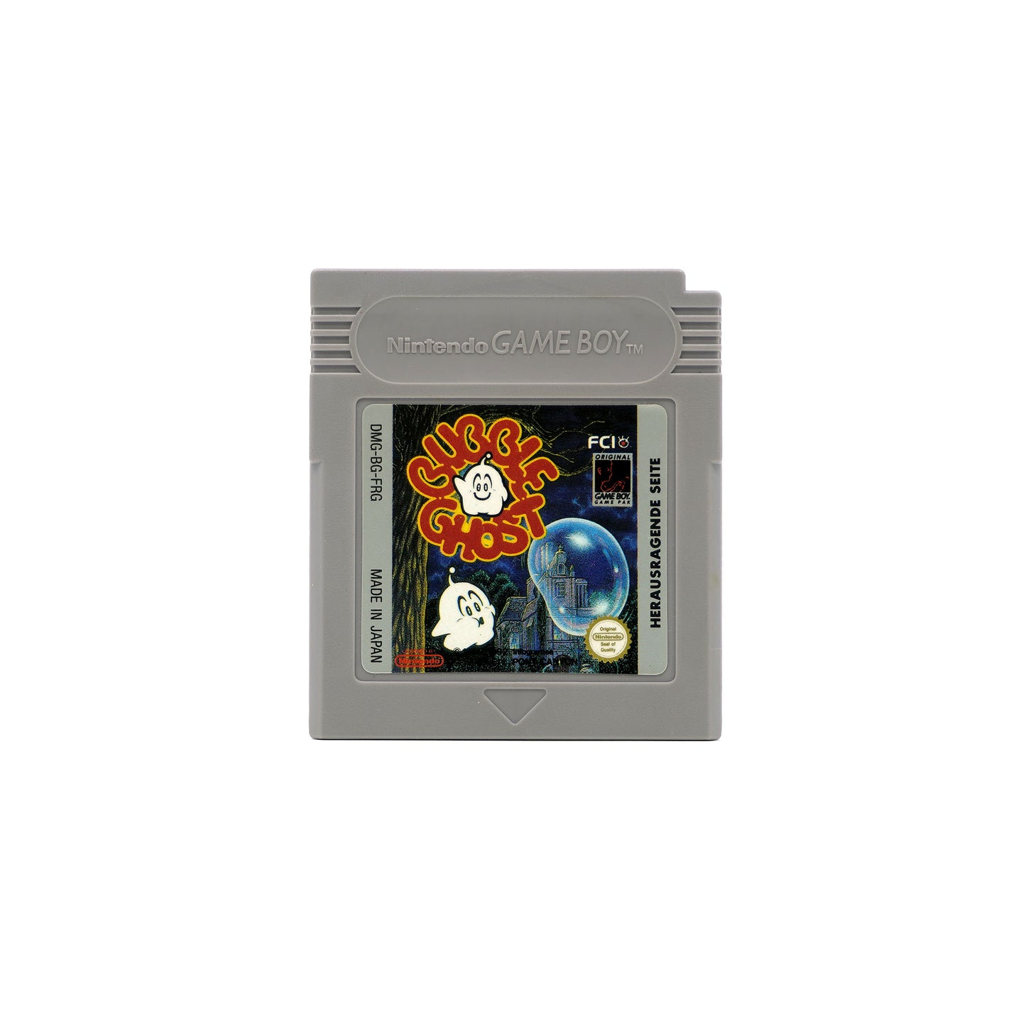 Bubble Ghost Spiel für Game Boy - Vorderseite