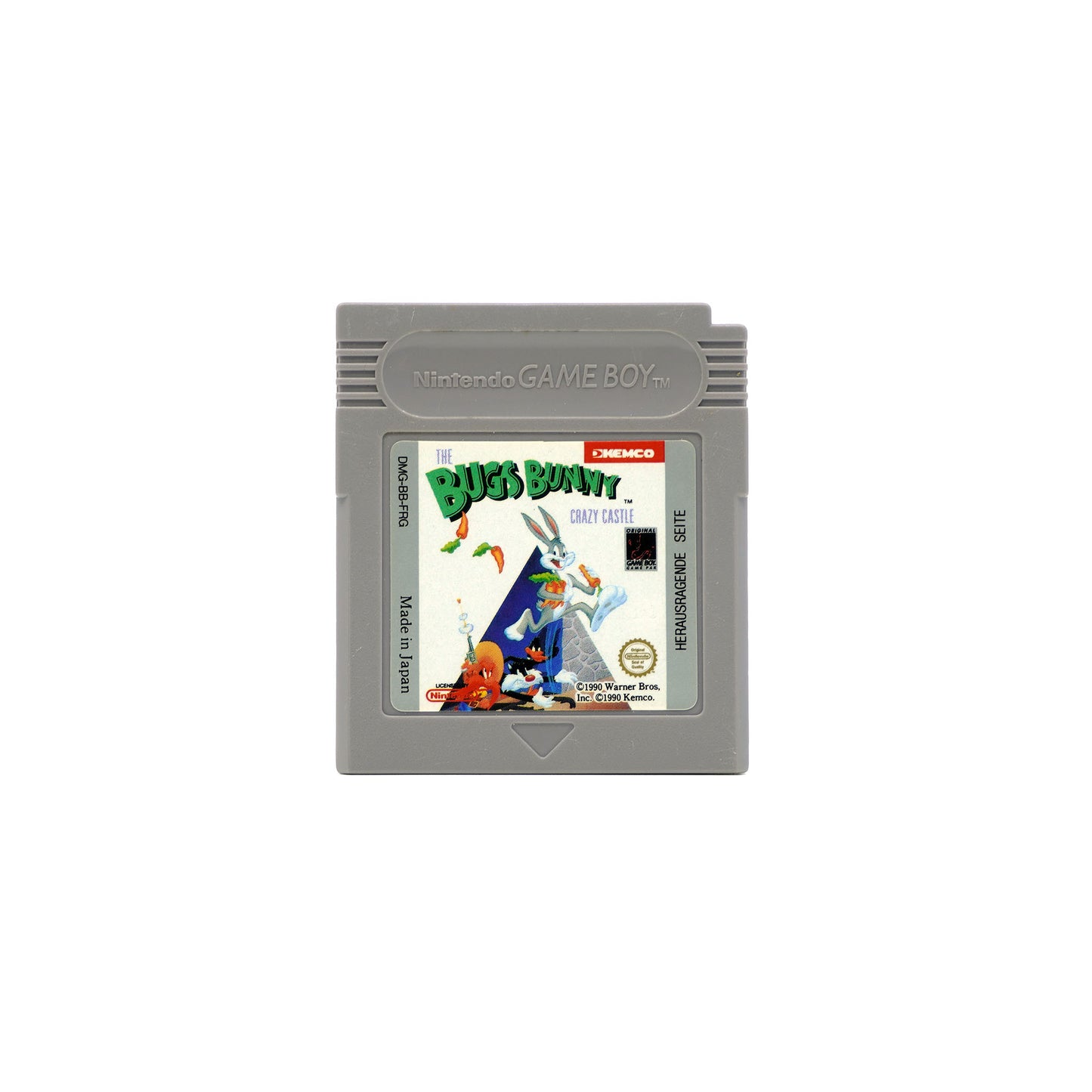 Bugs Bunny Crazy Castle Spiel für Game Boy - Vorderseite