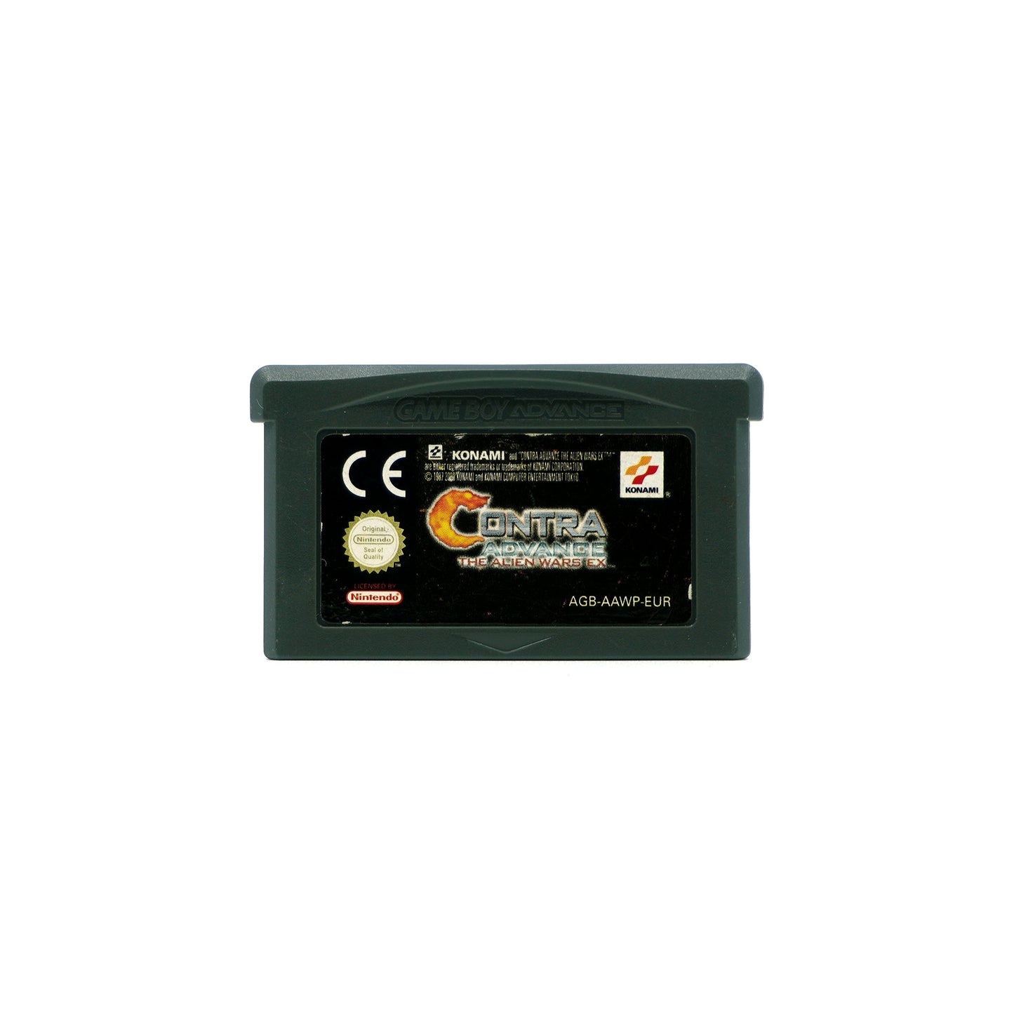 Contra Advance Spiel für Gameboy Advance - Vorderseite