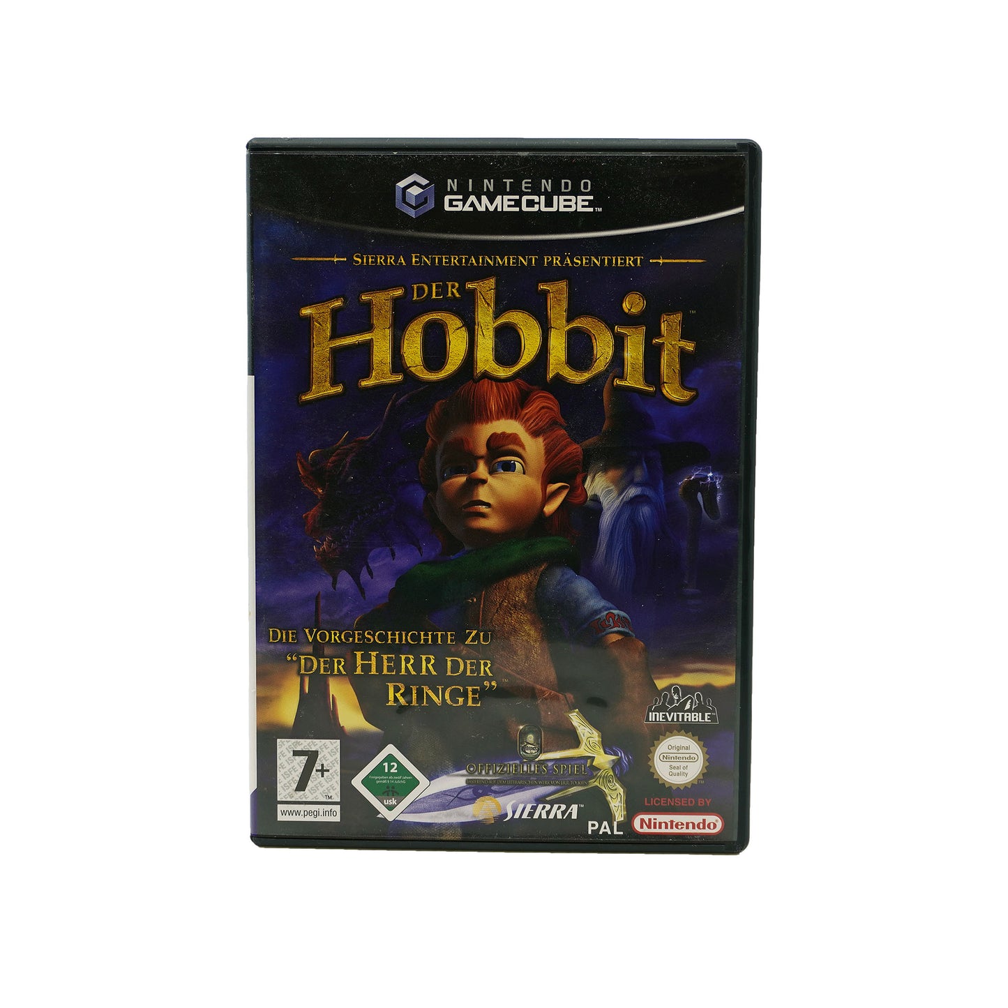 Der Hobbit Spiel für GameCube - Vorderseite