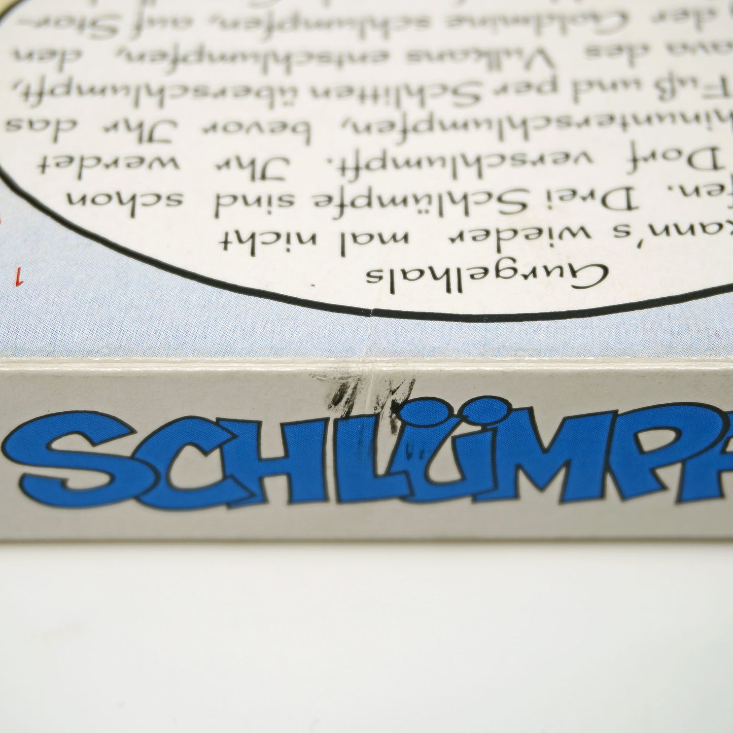 Nahaufnahme von Mängeln an der Oberseite