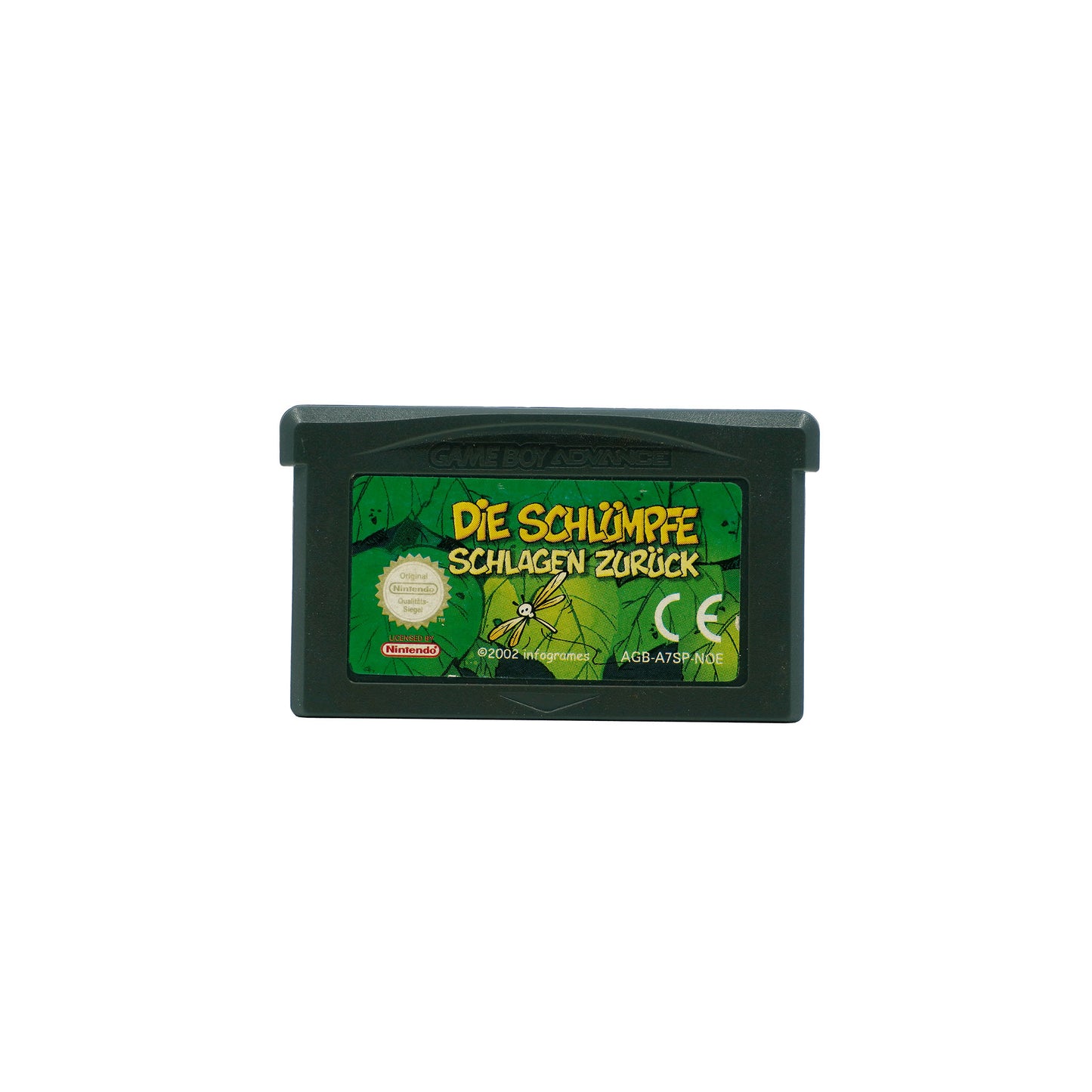 Die Schlümpfe schlagen zurück Spielmodul für Game Boy Advance - Vorderseite