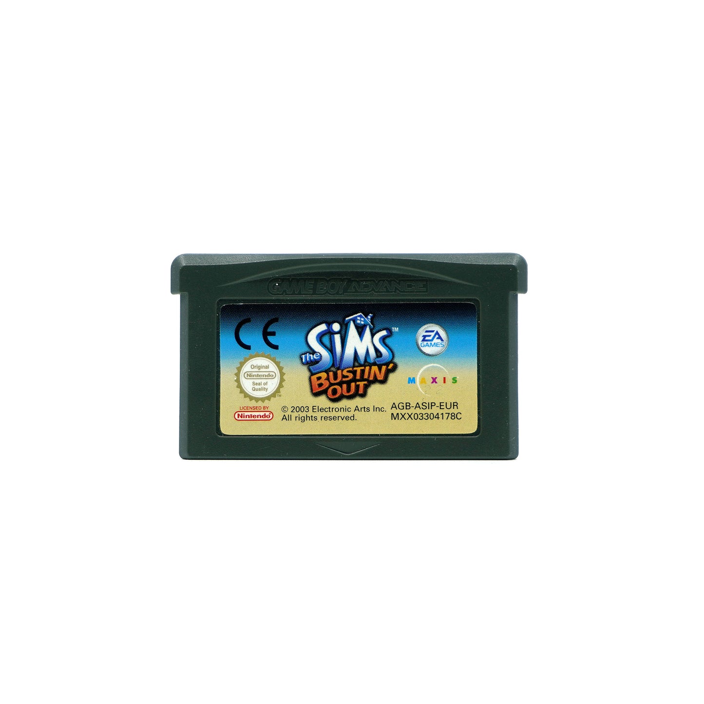 Die Sims brechen aus Spiel für Gameboy Advance - Vorderseite