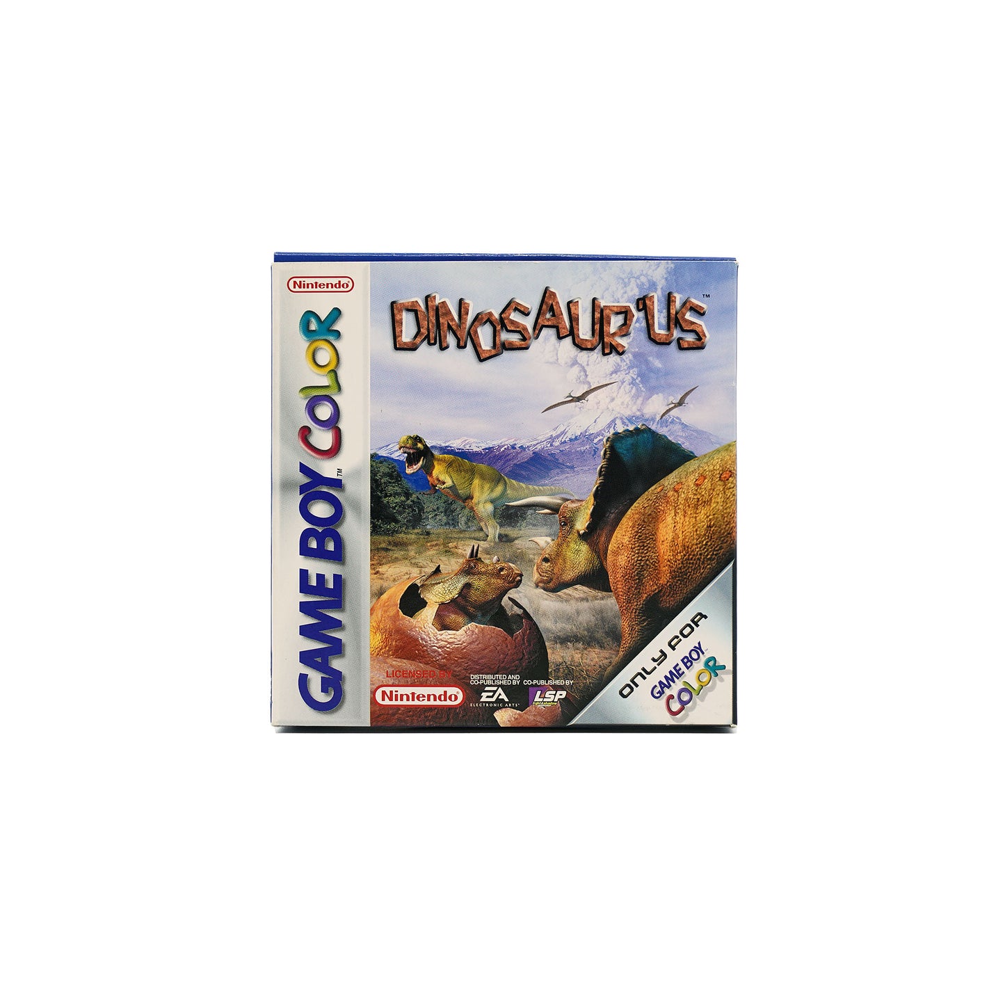 Dinosaur'us Spiel für Game Boy Color in Originalverpackung - Vorderseite