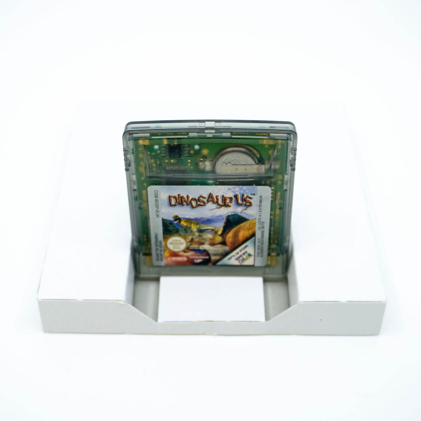 Dinosaur'us Game Boy Color Cartridge - Vorderseite